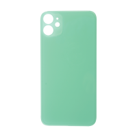 iPhone 11 Rear Glass Back Cover Replacement - Green (Big Hole, Generic)