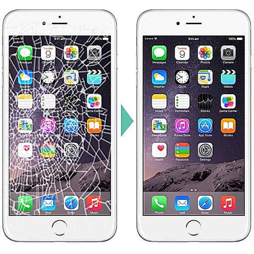 Any iPhone 6+ / 6S+ / 7+ / 8+ Broken Replacement Screen Repair | Mail-in Service
