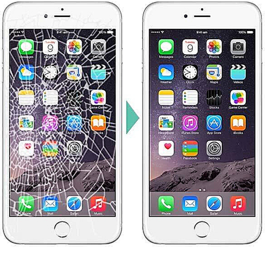 Any iPhone 5 Series / 6 / 6S / 7 / 8 / SE Broken Replacement Screen Repair | Mail-in Service