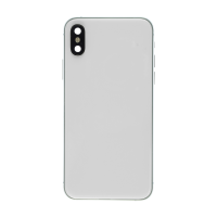 iPhone XS Back Housing with Small Part Replacement Part - White (NO LOGO)
