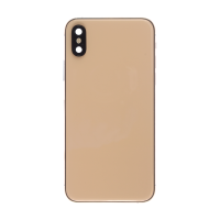 iPhone XS Back Housing with Small Part Replacement Part - Gold (NO LOGO)