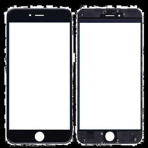 iPhone 6S Plus Front Glass with Frame - Black