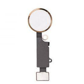 iPhone 7/7 Plus Home Button Key with Flex Cable Replacement Part - Gold