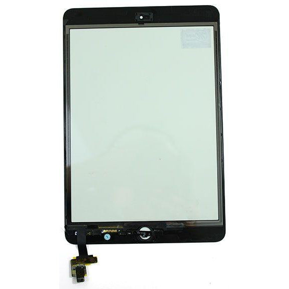 iPad Mini (HQC) Digitizer IC + CameraPlate with Home Button - Black